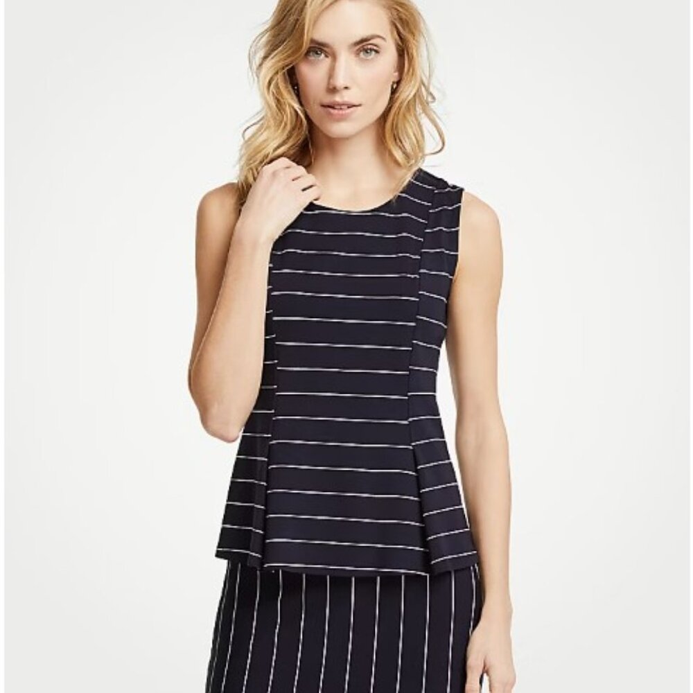 Yacht Rock Meets Baseball Americana | Ann Taylor | 2 Piece Top & skirt Set | M